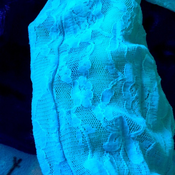 Fredericks LACE SEAMED thigh high stockings 80s Rare Vtg Also black/White - Picture 2 of 7